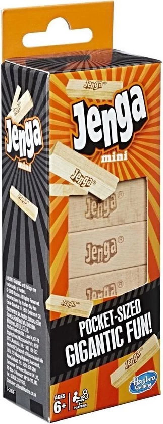 Hasbro Gaming Jenga Mini - Actiespel - Pocket Size 1 Hasbro Gaming Jenga Mini - Actiespel - Pocket Size
