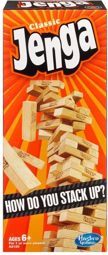 Hasbro Gaming Jenga Classic - Actiespel 3 Hasbro Gaming Jenga Classic - Actiespel - Afbeelding 3