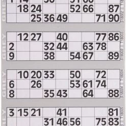 Longfield Darts BINGO/LOTTO SCOREBLOCK - 10 X 600 SHEETS -kinderspellen Winkel 452x840