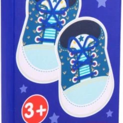 Merkloos Veterstrikken - Oefenschoen - Leren Veters Strikken - Educatief Speelgoed - Montessori Speelgoed - Kinderspeelgoed - Blijderij | Schoencadeautjes Sinterklaas