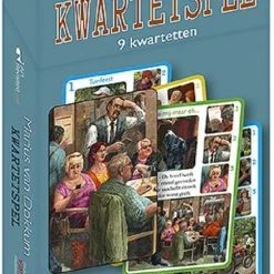 Art Revisited Kwartetspel Marius Van Dokkum - 9 Kwartetten - Klein Doosje