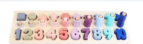 Merkloos Houten Telbord - Leer Tellen En Rekenen - Montessori Educatief Houten Speelgoed 4 Merkloos Houten Telbord - Leer Tellen En Rekenen - Montessori Educatief Houten Speelgoed - Afbeelding 4