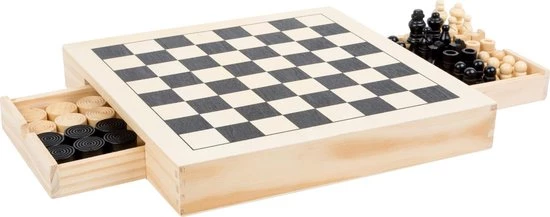 Small Foot Company Small Foot - Chess, Draughts & Nine Men's Morris Game Set 3 Small Foot Company Small Foot - Chess, Draughts & Nine Men's Morris Game Set - Afbeelding 3