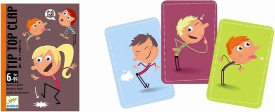 Djeco - Djeco Kaartspel Tip Top Clap 5 Djeco - Djeco Kaartspel Tip Top Clap - Afbeelding 5