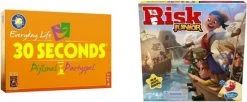 Hasbro Spellenbundel - 2 Stuks - 30 Seconds Everyday Life & Risk Junior