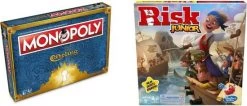 Hasbro Spellenbundel - 2 Stuks - Monopoly Efteling & Risk Junior