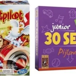 Merkloos Spellenbundel - 2 Stuks - Stef Stuntpiloot & 30 Seconds Junior