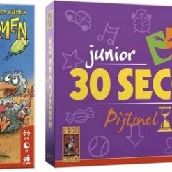 999 Games Spellenbundel - 2 Stuks - Regenwormen Junior & 30 Seconds Junior