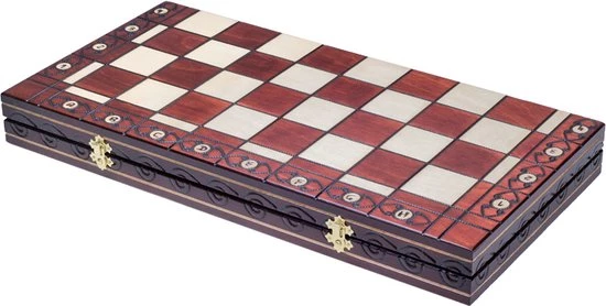 Chess The Game - Decoratief Schaakspel - GROOT Luxe Houten Schaakbord Met Decoratieve Schaakstukken - Bestseller!! 5 Chess The Game - Decoratief Schaakspel - GROOT Luxe Houten Schaakbord Met Decoratieve Schaakstukken - Bestseller!! - Afbeelding 5