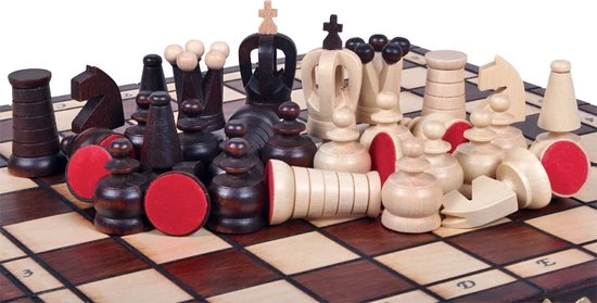 Chess The Game - Reisformaat Schaakspel - Compact Houten Schaakset - Inklapbaar - Bestseller!! 4 Chess The Game - Reisformaat Schaakspel - Compact Houten Schaakset - Inklapbaar - Bestseller!! - Afbeelding 4