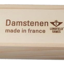 Longfield Games Damstenen Diameter 35 Mm In Houten Kist
