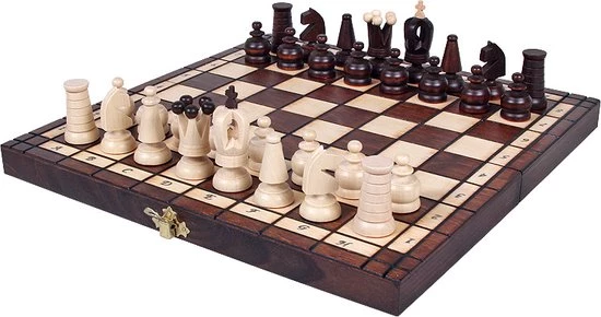 Chess The Game - Reisformaat Schaakspel - Compact Houten Schaakset - Inklapbaar - Bestseller!! 7 Chess The Game - Reisformaat Schaakspel - Compact Houten Schaakset - Inklapbaar - Bestseller!! - Afbeelding 7
