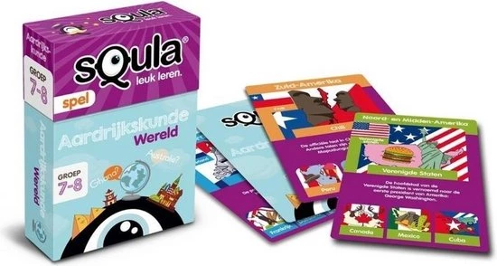 Spellenbundel - Squla - 4 Stuks - Groep 1 T/m 8 - Taal, Spelling, Rekenen & Aardijkskunde 9 Spellenbundel - Squla - 4 Stuks - Groep 1 T/m 8 - Taal, Spelling, Rekenen & Aardijkskunde - Afbeelding 9