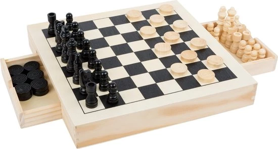 Small Foot Company Small Foot - Chess, Draughts & Nine Men's Morris Game Set 1 Small Foot Company Small Foot - Chess, Draughts & Nine Men's Morris Game Set