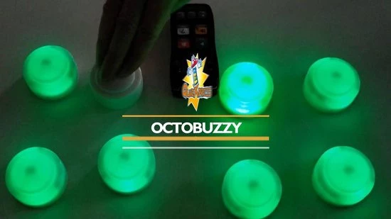 QuizXpress - Octobuzzy Draadloos Quiz Buzzer Systeem Met 8 Drukknoppen - Oplaadbaar 2 QuizXpress - Octobuzzy Draadloos Quiz Buzzer Systeem Met 8 Drukknoppen - Oplaadbaar - Afbeelding 2