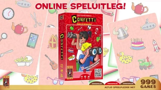 999 Games Confetti Kaartspel 2 999 Games Confetti Kaartspel - Afbeelding 2