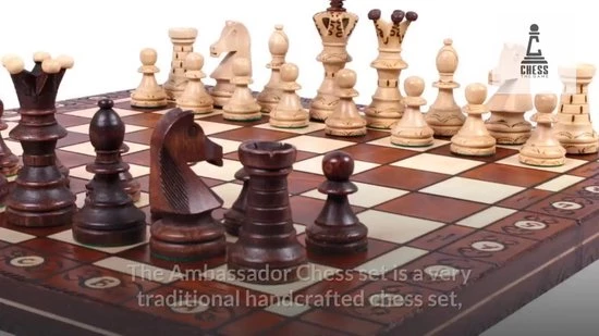Chess The Game - Decoratief Schaakspel - GROOT Luxe Houten Schaakbord Met Decoratieve Schaakstukken - Bestseller!! 2 Chess The Game - Decoratief Schaakspel - GROOT Luxe Houten Schaakbord Met Decoratieve Schaakstukken - Bestseller!! - Afbeelding 2
