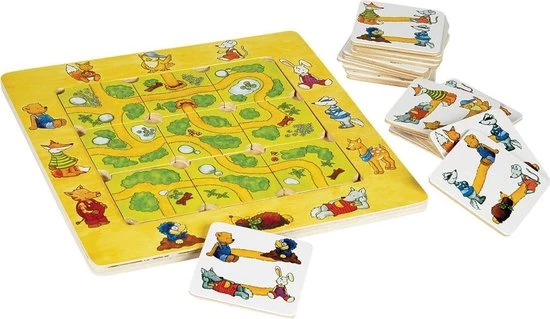 Goki Gezelschapsspel: VIND DE WEG! 21x21cm, 9-delig, Met 20 Speel 3 Goki Gezelschapsspel: VIND DE WEG! 21x21cm, 9-delig, Met 20 Speel - Afbeelding 3