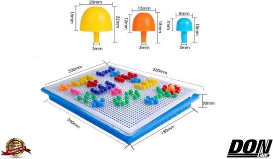 Merkloos Educatief Speelgoed - Moza Eksetje - Mushroom Nail Puzzle - Button Art Speelgoed Creatief - Draagbaar Voor Jongens & Meisjes - Verjaardagscadeaus Of Feestartikelen - 3D-puzzels Educatief Speelgoed Paddenstoel Sierstenen - Unisex 3 - 14 Jaar 10 Merkloos Educatief Speelgoed - Moza Eksetje - Mushroom Nail Puzzle - Button Art Speelgoed Creatief - Draagbaar Voor Jongens & Meisjes - Verjaardagscadeaus Of Feestartikelen - 3D-puzzels Educatief Speelgoed Paddenstoel Sierstenen - Unisex 3 - 14 Jaar - Afbeelding 10