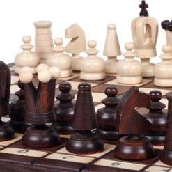 Sunrise New Line- Schaakspel Schaakbord Schaakset 30X30cm. -kinderspellen Winkel 550x323 1