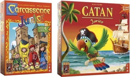 999 Games Spellenbundel - 2 Stuks - Carcassonne Junior & Catan Junior 1 999 Games Spellenbundel - 2 Stuks - Carcassonne Junior & Catan Junior