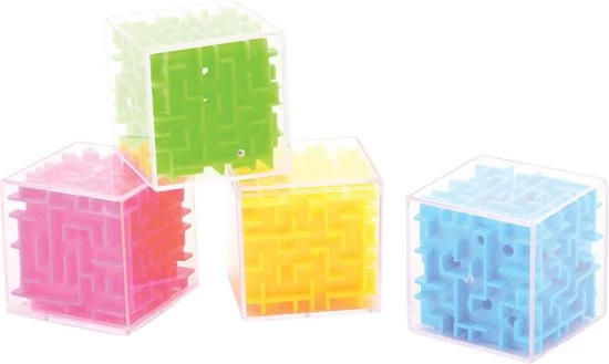Toyz World Exclusive Geduldspel Doolhof In Kubus - 5 X 5 X 5 Cm - Top Cadeau 2 Toyz World Exclusive Geduldspel Doolhof In Kubus - 5 X 5 X 5 Cm - Top Cadeau - Afbeelding 2