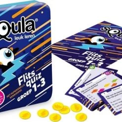 Educatieve Spellenbundel - Squla - 2 Stuks - Flitsquiz Groep 1 2 3 & Spelling Kaartspel (Groep 3&4) -kinderspellen Winkel 550x341 7