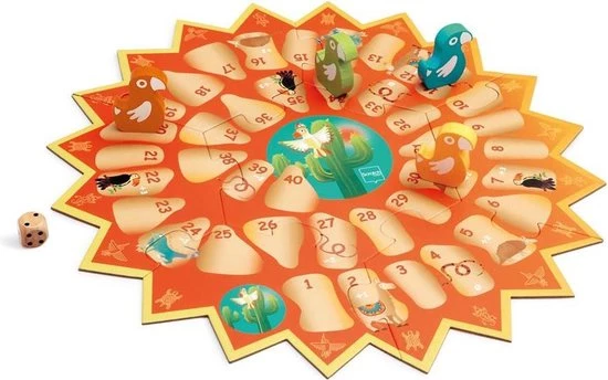 Scratch Ganzenbord Junior 35 Cm Hout Oranje 5-delig 4 Scratch Ganzenbord Junior 35 Cm Hout Oranje 5-delig - Afbeelding 4