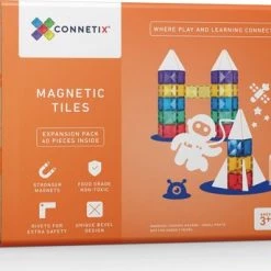 Connetix Tiles Connetix - 2 Basisplaten 30 X 30 Cm - Magnetisch Constructiespeelgoed -kinderspellen Winkel 550x344