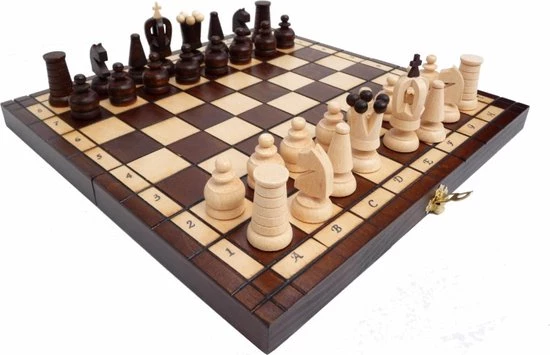 Chess The Game - Reisformaat Schaakspel - Compact Houten Schaakset - Inklapbaar - Bestseller!! 9 Chess The Game - Reisformaat Schaakspel - Compact Houten Schaakset - Inklapbaar - Bestseller!! - Afbeelding 9