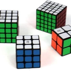 Qiyi 4 In 1 Voordeelpakket - Speed Cube - MoYu Cube - Speed Cube - Breinbreker 2x2, 3x3, 4x4, 5x5 -kinderspellen Winkel 550x359 5