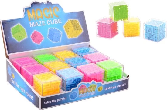 Toyz World Exclusive Geduldspel Doolhof In Kubus - 5 X 5 X 5 Cm - Top Cadeau 1 Toyz World Exclusive Geduldspel Doolhof In Kubus - 5 X 5 X 5 Cm - Top Cadeau