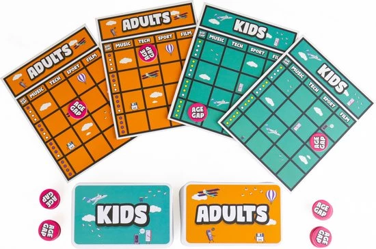 Gift Republic Age Gap - Kids Vs Adults Game 2 Gift Republic Age Gap - Kids Vs Adults Game - Afbeelding 2