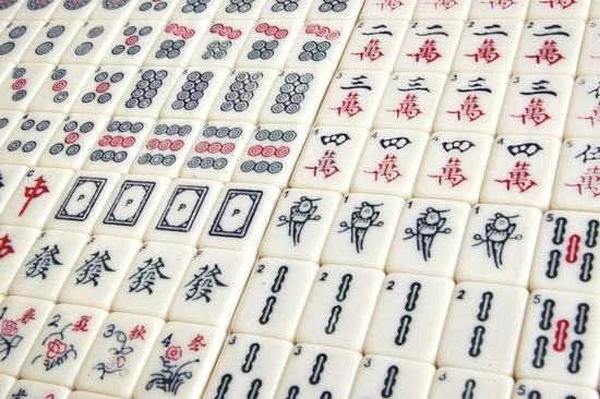 TA-HWA Mahjong Spel - In Zijden Doos M 2 TA-HWA Mahjong Spel - In Zijden Doos M - Afbeelding 2