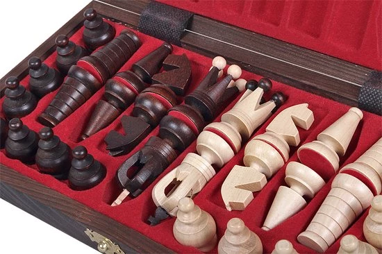 Chess The Game - Reisformaat Schaakspel - Compact Houten Schaakset - Inklapbaar - Bestseller!! 8 Chess The Game - Reisformaat Schaakspel - Compact Houten Schaakset - Inklapbaar - Bestseller!! - Afbeelding 8