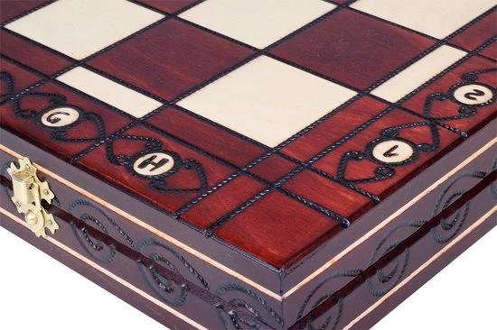 Chess The Game - Decoratief Schaakspel - GROOT Luxe Houten Schaakbord Met Decoratieve Schaakstukken - Bestseller!! 3 Chess The Game - Decoratief Schaakspel - GROOT Luxe Houten Schaakbord Met Decoratieve Schaakstukken - Bestseller!! - Afbeelding 3