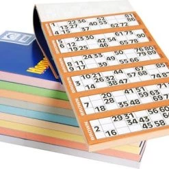 Longfield Darts BINGO/LOTTO SCOREBLOCK - 10 X 600 SHEETS -kinderspellen Winkel 550x369 3
