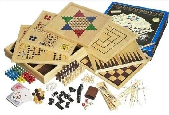 Philos Houten Spellen Verzameling, 100 2 Philos Houten Spellen Verzameling, 100 - Afbeelding 2