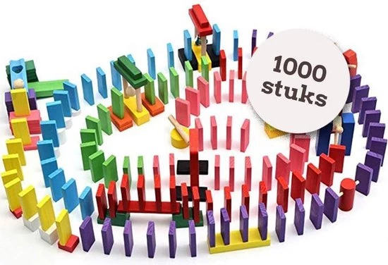 Isa's Friends Domino Stenen Set Hout 1000pcs - XXL Dominoset Incl. 32 Elementen En Accessoires 2 Isa's Friends Domino Stenen Set Hout 1000pcs - XXL Dominoset Incl. 32 Elementen En Accessoires - Afbeelding 2