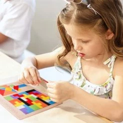 Fidgy - 3 In 1 Houten Puzzel - Montessori Speelgoed - Tetris 11 Fidgy - 3 In 1 Houten Puzzel - Montessori Speelgoed - Tetris -kinderspellen Winkel 550x378 7