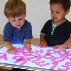 TickIT SiliShapes - Letters Om Te Voelen