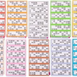 Longfield Darts BINGO/LOTTO SCOREBLOCK - 10 X 600 SHEETS -kinderspellen Winkel 550x383 5
