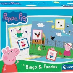 Clementoni Klassieke Educatieve Spellen - Peppa Pig - Bingospel, Educatief Spel, 3-6 Jaar - 16351