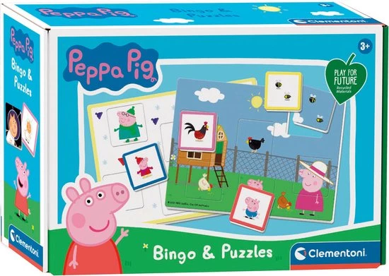 Clementoni Klassieke Educatieve Spellen - Peppa Pig - Bingospel, Educatief Spel, 3-6 Jaar - 16351 1 Clementoni Klassieke Educatieve Spellen - Peppa Pig - Bingospel, Educatief Spel, 3-6 Jaar - 16351