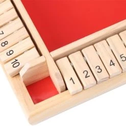 Deluxe HB Sluit De Doos - Zinaps Sluit De Doos Educational Numeracy Vaardigheden Game Gift Houten Nummer Bord Kinderen Vroege Onderwijs Traditionele Sluit Het Box-spel Voor 4 Spelers Digital Flop Game- (WK 02127) -kinderspellen Winkel 550x393 5