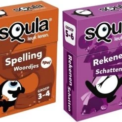 Spellenbundel - Squla - 2 Stuks - Groep 3 T/m 6 - Spelling & Rekenen