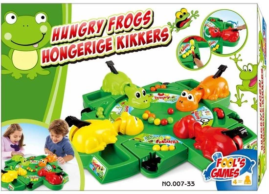 Merkloos Spel Fool's Games Hongerige Kikkers 1 Merkloos Spel Fool's Games Hongerige Kikkers