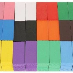 Nagtegaal Design Kleurrijke Domino Stenen Speelset Met Leuke Extra's - Hout 1131 Delig -kinderspellen Winkel 550x411 5