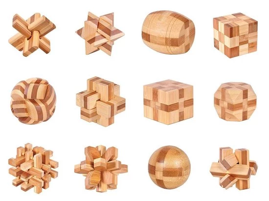 DW4Trading 3D Bamboo Puzzel Complex 2 2 DW4Trading 3D Bamboo Puzzel Complex 2 - Afbeelding 2
