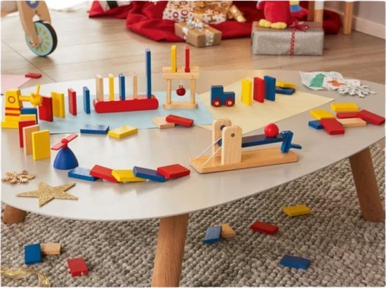 Isa's Friends Domino Stenen Set Hout 1000pcs - XXL Dominoset Incl. 32 Elementen En Accessoires 5 Isa's Friends Domino Stenen Set Hout 1000pcs - XXL Dominoset Incl. 32 Elementen En Accessoires - Afbeelding 5